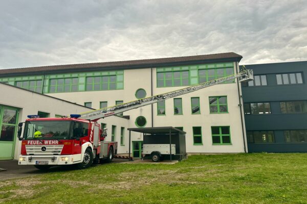 Feuerwehrübung an unserer Schule